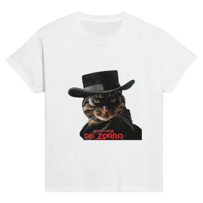 Camiseta Junior Unisex Estampado de Gato 