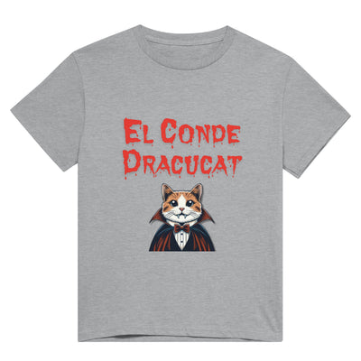 Camiseta Unisex Estampado de Gato "Conde Dracucat" Michilandia | La tienda online de los fans de gatos