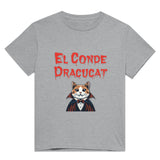 Camiseta Unisex Estampado de Gato "Conde Dracucat" Michilandia | La tienda online de los fans de gatos