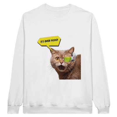 Sudadera Unisex Estampado de Gato "9000 Miaus" Michilandia