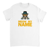 Camiseta Unisex Impresión de Gato "Gato Heisenberg" Michilandia | La tienda online de los fans de gatos