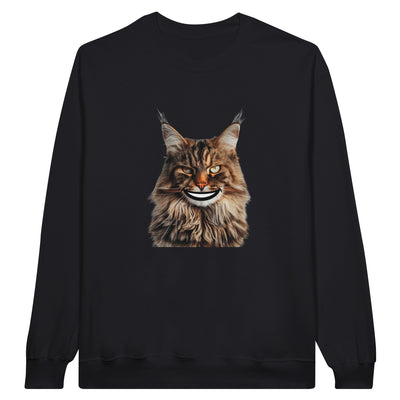 Sudadera Unisex Estampado de Gato 