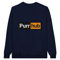 Sudadera Unisex Estampado de Gato "Purr Hub" Michilandia | La tienda online de los fans de gatos