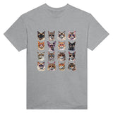 Camiseta Unisex Estampado de Gato "Cool Cats" Michilandia | La tienda online de los fans de gatos