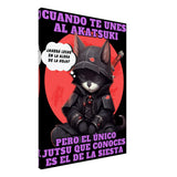 Lienzo de Gato "Siesta No Jutsu" Michilandia | La tienda online de los amantes de gatos