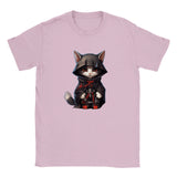 Camiseta júnior unisex estampado de gato "Nin-Gato Akatsuki" Michilandia | La tienda online de los amantes de gatos