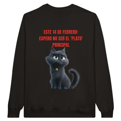 Sudadera Unisex Estampado de Gato 