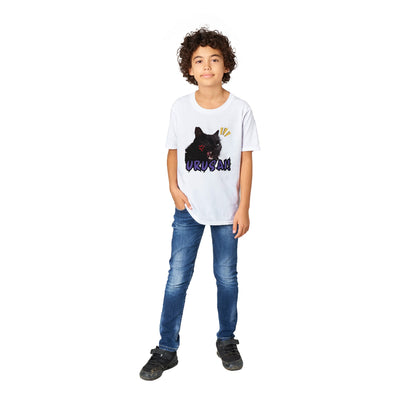 Camiseta Junior Unisex Estampado de Gato "Cállate" Michilandia | La tienda online de los amantes de gatos