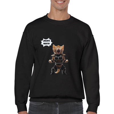 Sudadera Unisex Estampado de Gato 