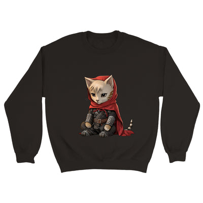 Sudadera unisex estampado de gato 