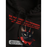 Sudadera con Capucha Unisex Estampado de Gato "Semana no muy Santa" Michilandia | La tienda online de los fans de gatos