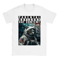 Camiseta unisex estampado de gato "Michi Astronauta" Gelato