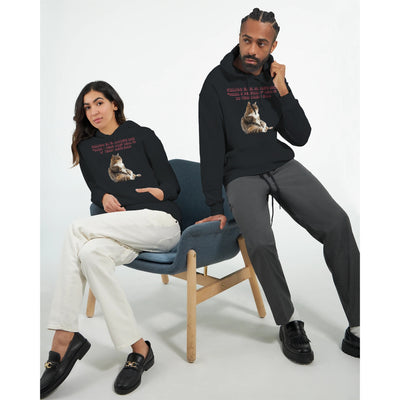 Sudadera con Capucha Unisex Estampado de Gato "Miau de Culpa" Michilandia | La tienda online de los fans de gatos