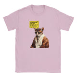 Camiseta júnior unisex estampado de gato "Mahatma Michi Gandhi" Michilandia | La tienda online de los amantes de gatos