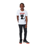 Camiseta Junior Unisex Estampado de Gato "Personal Felino" Michilandia | La tienda online de los fans de gatos