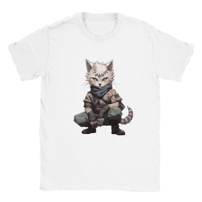 Camiseta unisex estampado de gato "Catkashi" Gelato