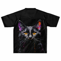 Camiseta de fútbol unisex estampado de gato "Arte Gatuno Fluid" Subliminator