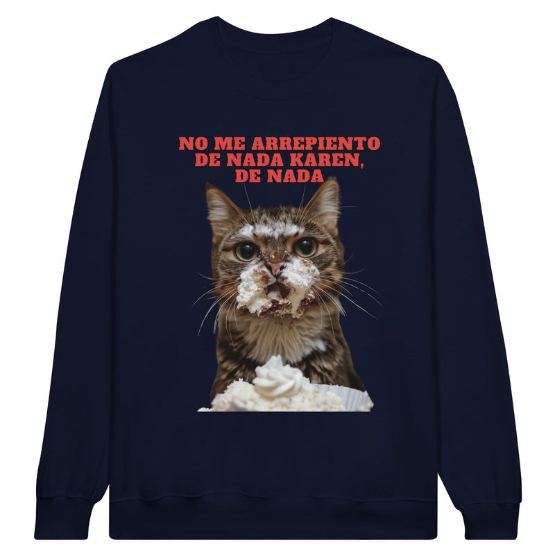 Sudadera Unisex Estampado de Gato "Dulce Travieso" Michilandia | La tienda online de los fans de gatos