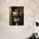 Panel de aluminio impresión de gato "Descanso del Cazador" Michilandia | La tienda online de los fans de gatos