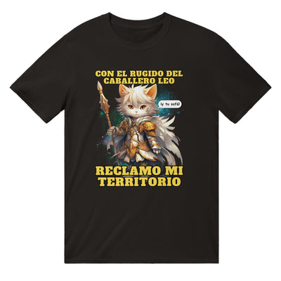 Camiseta unisex estampado de gato "Caballero del Sofá" Michilandia | La tienda online de los amantes de gatos