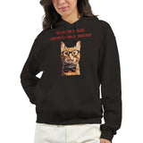 Sudadera con Capucha Unisex Estampado de Gato "Profecía Peluda" Michilandia