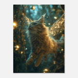 Panel de aluminio impresión de gato "Fantasía Felina" Michilandia | La tienda online de los fans de gatos