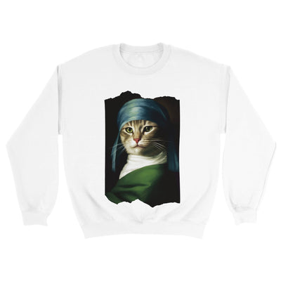 Sudadera Unisex Estampado de Gato "Retrato Renacentista" Michilandia | La tienda online de los fans de gatos