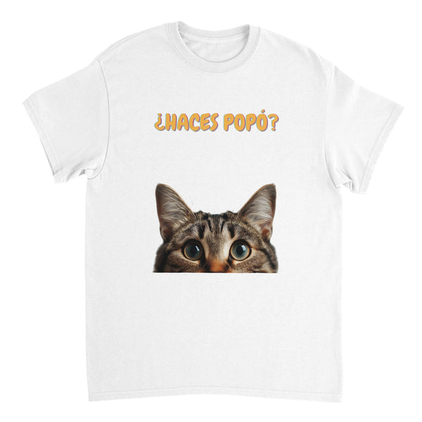 Camiseta Unisex Estampado de Gato "Consulta Curiosa" Michilandia | La tienda online de los fans de gatos