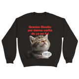 Sudadera Unisex Estampado de Gato "Mirada Culpable" Michilandia | La tienda online de los fans de gatos