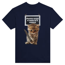 Camiseta Unisex Estampado de Gato 