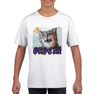 Camiseta Junior Unisex Estampado de Gato 