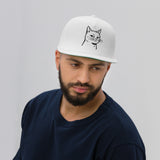 Gorra de béisbol ajustable Bordado de Gato "Mirada Sospechosa"