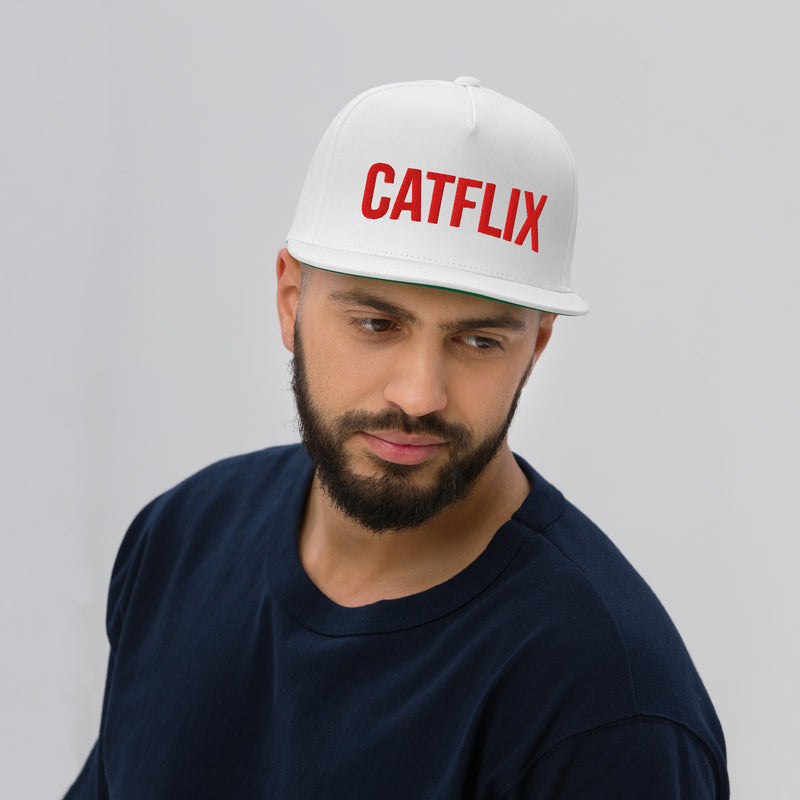 Gorra de béisbol ajustable Bordado de Gato 