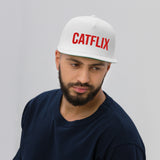 Gorra de béisbol ajustable Bordado de Gato "Catflix"