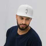 Gorra de béisbol ajustable Bordado de Gato "Línea Elegante"