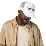 Gorra deportiva ajustable con rejilla Bordado de Gato "CatStation"