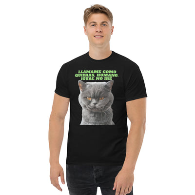 Camiseta Unisex Estampado de Gato 