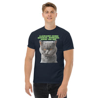 Camiseta Unisex Estampado de Gato "Actitud Miau" Michilandia | La tienda online de los fans de gatos