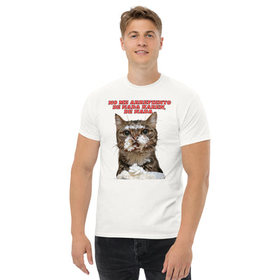 Camiseta Unisex Estampado de Gato "Dulce Travieso" Michilandia | La tienda online de los fans de gatos