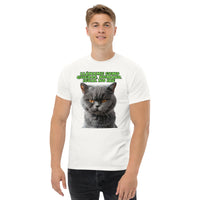 Camiseta Unisex Estampado de Gato "Actitud Miau" Michilandia | La tienda online de los fans de gatos