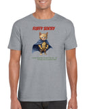 Camiseta unisex estampado de gato "Fluffy Sentry"