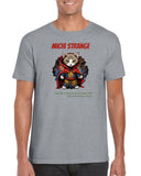 Camiseta unisex estampado de gato "Michi Strange"