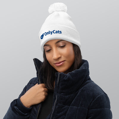 Gorro con Pompón de Gato Solo Peludos