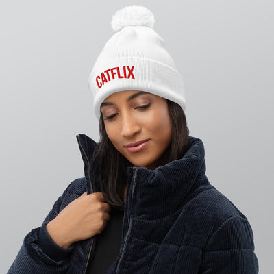 Gorro con Pompón de Gato Catflix