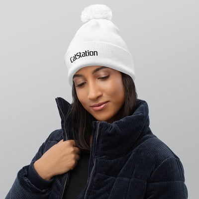 Gorro con Pompón de Gato CatStation