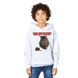 Sudadera con capucha júnior estampado de gato "Fit o Feliz" Michilandia | La tienda online de los fans de gatos