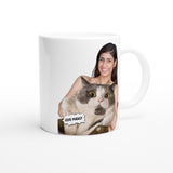 Taza de Gato ¿Qué Miras?