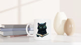 Taza con Impresión de Gato "Ojos de Saber"