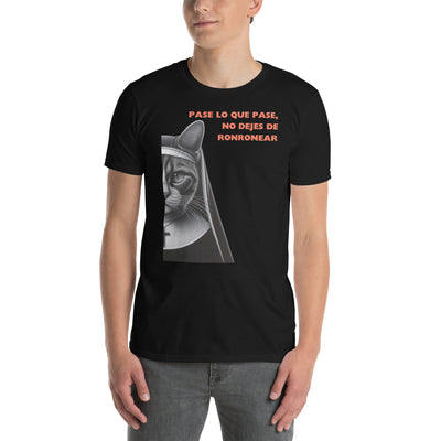 Camiseta Unisex Estampado de Gato 