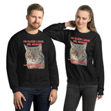 Sudadera Unisex Estampado de Gato "Mirada Inquisitiva" Michilandia | La tienda online de los fans de gatos